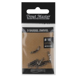 3 BARREL SWIVEL _12 TROUT MASTER