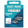 FAST RIGS CLASSIC FEEDER 75CM _8-0.18MM C-TEC COARSE