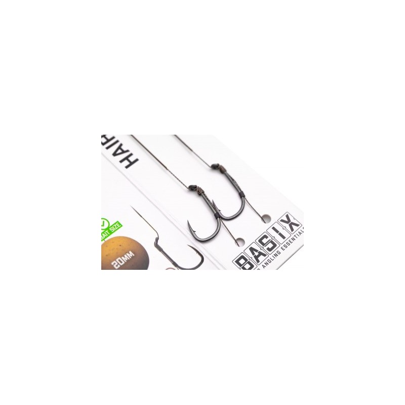 BASIX HAIR RIGS WIDE GAPE KORDA 8 18lb