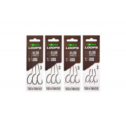 LOOP RIGS KLOR BARBLESS 8B 30lb KORDA