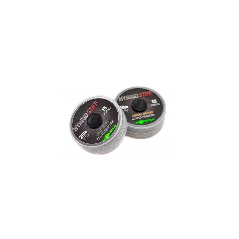 Korda - Hybrid Stiff 20lb Gravel Brown 15m