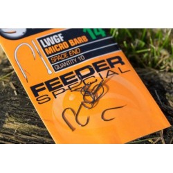 FEEDER SPECIAL HOOK SIZE 10 (BARBED/SPADE END) GURU