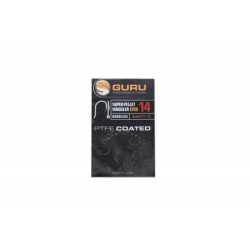 SUPER PELLET WAGGLER HOOK SIZE 18 (BARBLESS/EYED) GURU