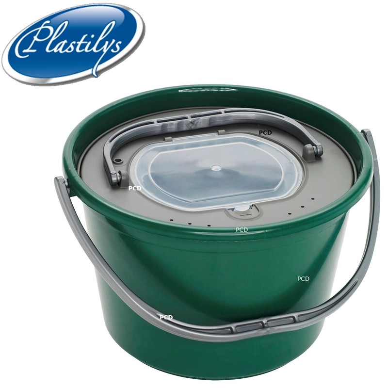 SEAU VIVIER 18L GREEN PLASTILYS