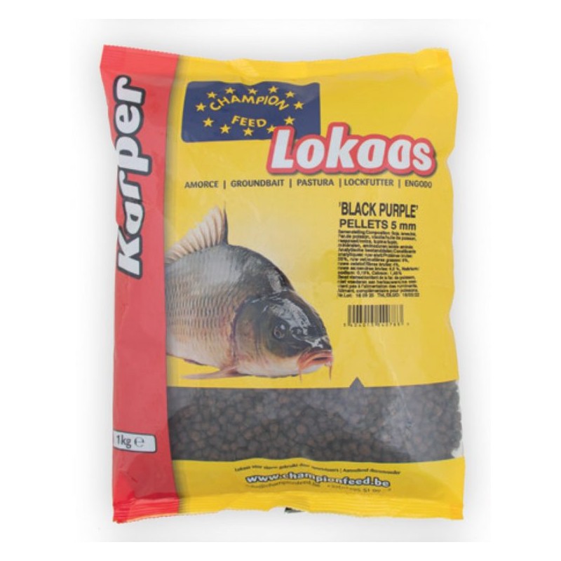 BLACK PURPLE PELLETS 7MM 1 KG