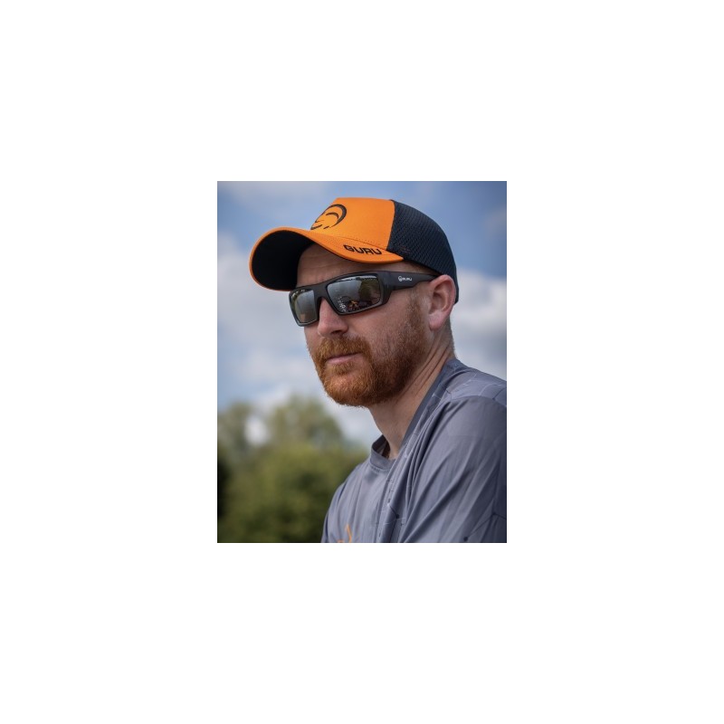 CASQUETTE ORANGE TRUCKER GURU
