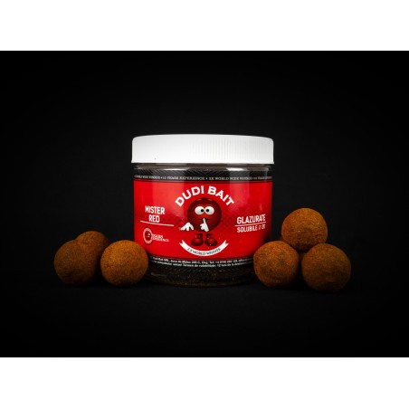 HOOK BAIT MISTER RED Super Hot Enrobées GLAZURATE 16MM DUDI BAIT