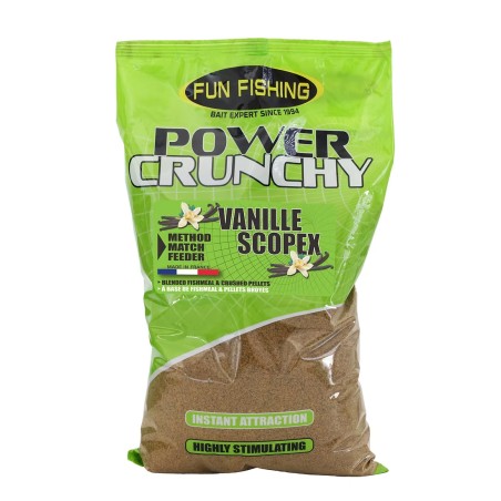 AMORCE POWER CRUNCHY - SAC 2KG - VANILLE SCOPEX