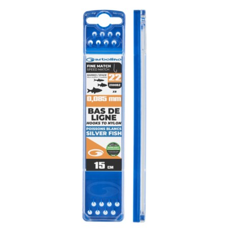 BAS DE LIGNE MONTES COMPETITION FINE SPEED MATCH 0.10MM H18 GARBOLINO