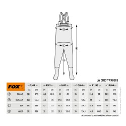 KHAKI LW LINED WADERS 9 / 43
