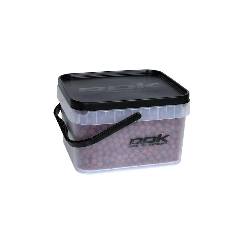 SEAU CARRE 10L TRANSPARENT ROK FISHING PERFORMANCE