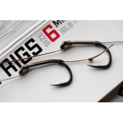 BAS DE LIGNE BASIX HAIR RIGS WIDE GAPE BARBLESS T4 KORDA