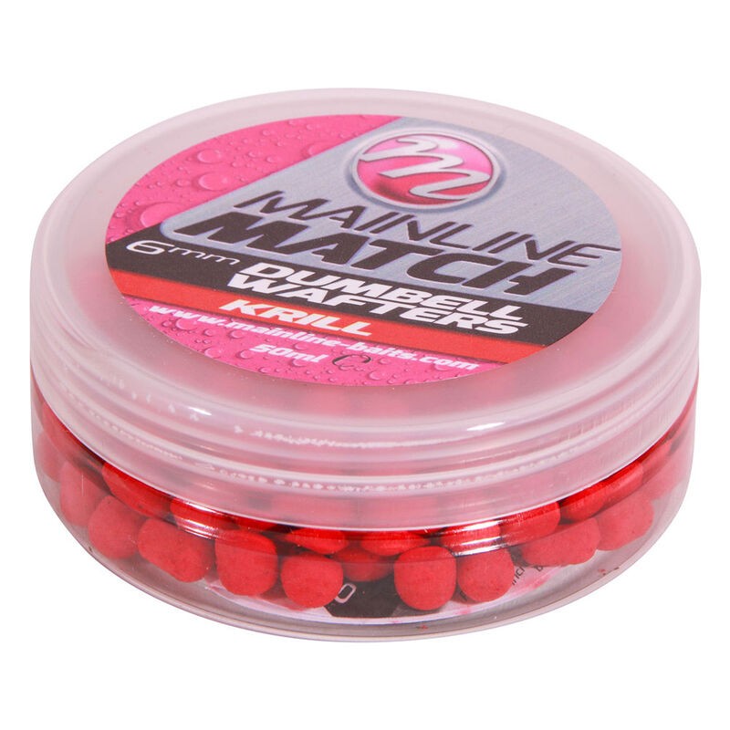 MATCH DUMBELL WAFTERS RED KRILL - 8MM MAINLINE