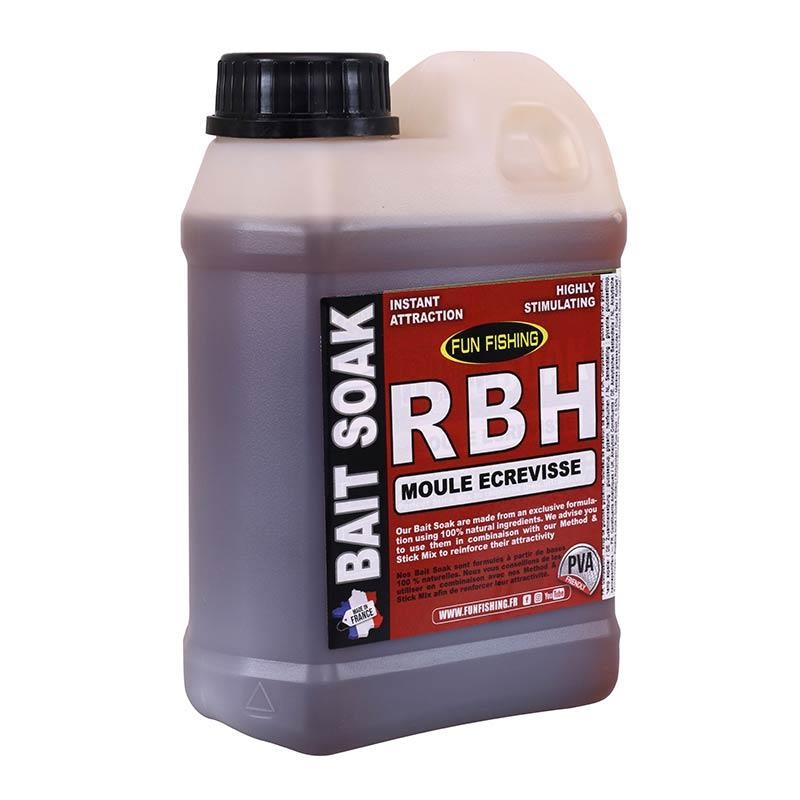 RBH BAIT SOAK SYSTEM - 1L - MOULE ECREVISSE FUN FISHING