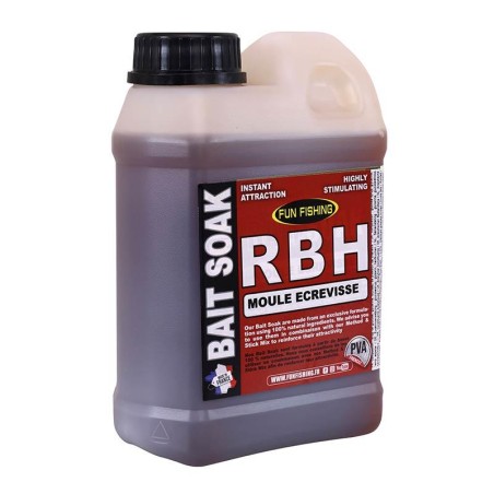 RBH BAIT SOAK SYSTEM - 1L - MOULE ECREVISSE FUN FISHING