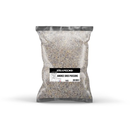 AMORCE GROS POISSONS 1KG ZIGAPECHE