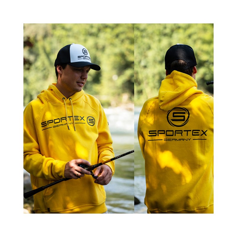 SWEAT A CAPUCHE YELLOW XL SPORTEX
