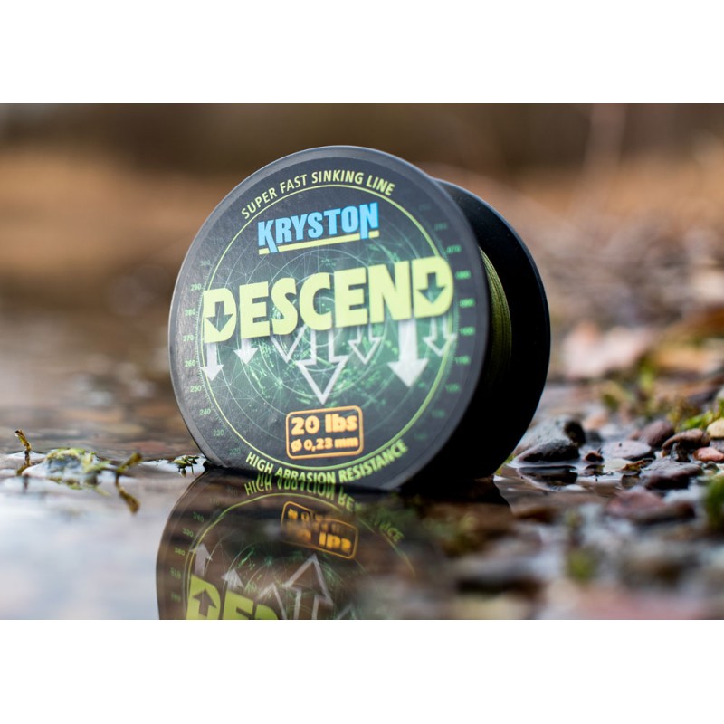 TRESSE COULANTE DESCEND CORP DE LIGNE 30LB 300M KRYSTON
