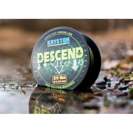 TRESSE COULANTE DESCEND CORP DE LIGNE 30LB 300M KRYSTON