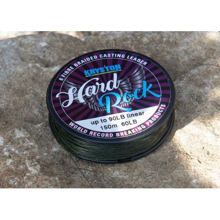 TRESSE HARDDROCK BRAIDED CASTING LEARDER 60LB 150M KRYSTON
