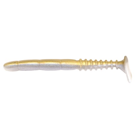 LEURRE ROCKVIBE SHAD 4 POUCES GOLD KAKI REINS