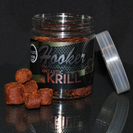GOLD HOOKERS BAITS PELLETS 8/14/20MM ANTARTIC KRILL 130G PROELITE
