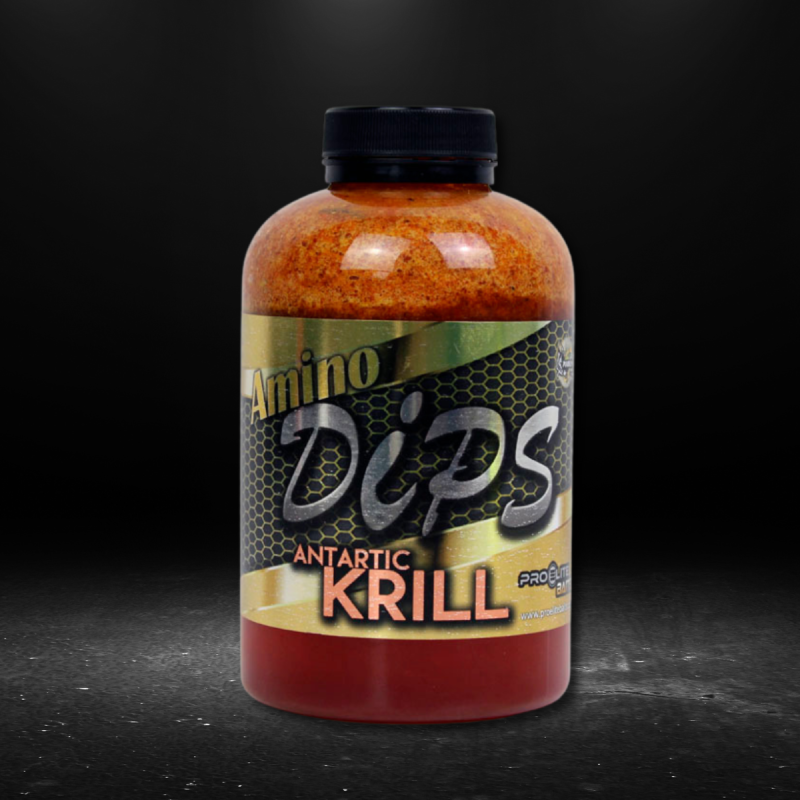 GOLD AMINO DIPS ANTARTIC KRILL 500ML PROELITE BAITS