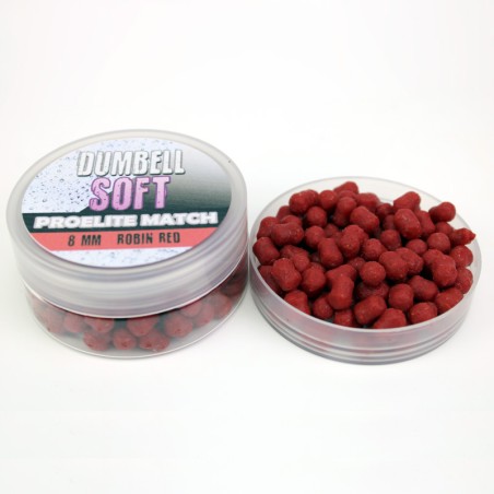 HOOK DUMBELL SOFT FEEDER 8MM ROBIN RED 30G PROELITE BAITS