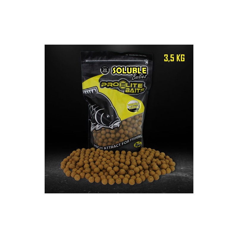BOUILLETTE SOLUBLE BOILIE 20MM PINEAPPLE SCOPEX 3.5KG PROELITE BAITS