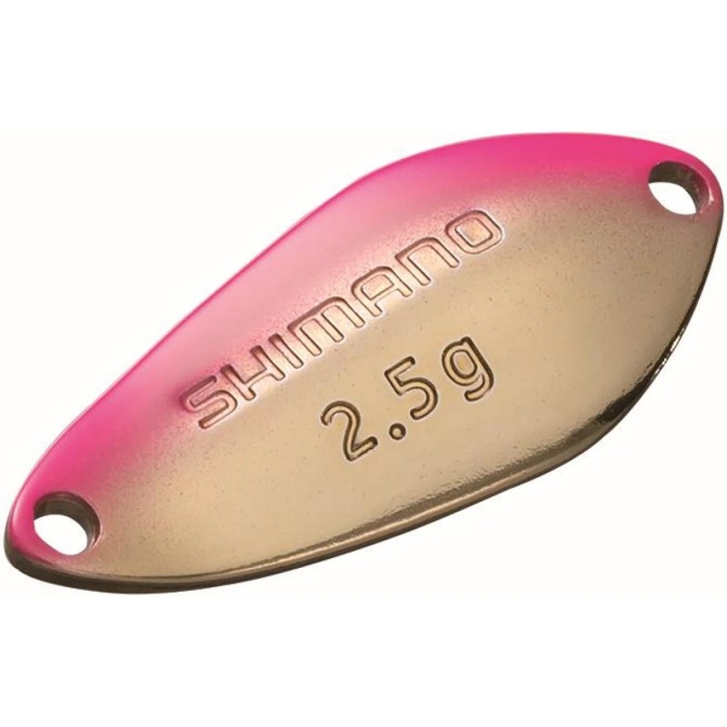 CUILLERE CARDIFF SLIM SWIMMER 2.5G PINK GOLD SHIMANO