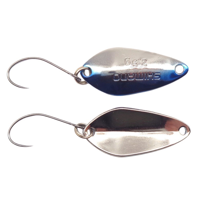 CUILLERE CARDIFF SEARCH SWIMMER 2.5G BLUE SILVER SHIMANO