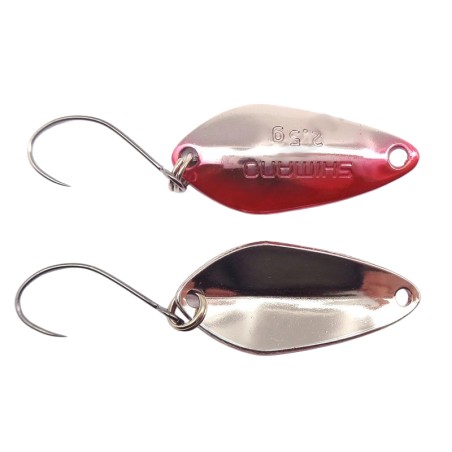 CUILLERE CARDIFF SEARCH SWIMMER 2.2G RED SILVER SHIMANO