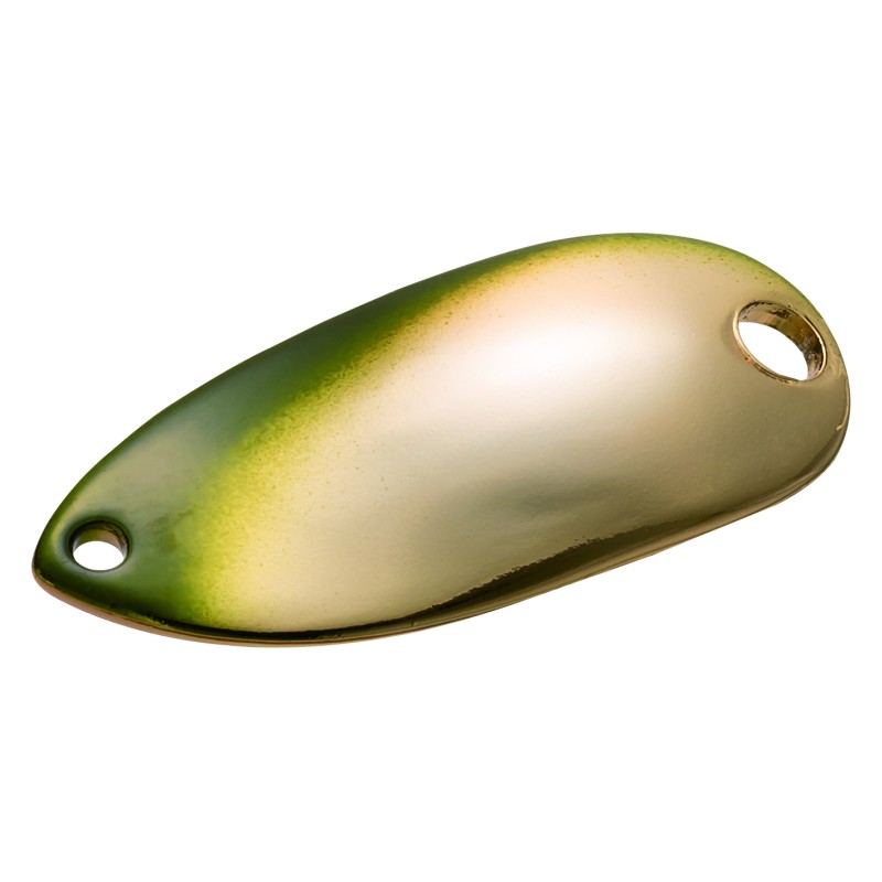 CUILLERE ROLL SWIMMER ORENIUM PLATING 2.5G GREEN GOLD SHIMANO