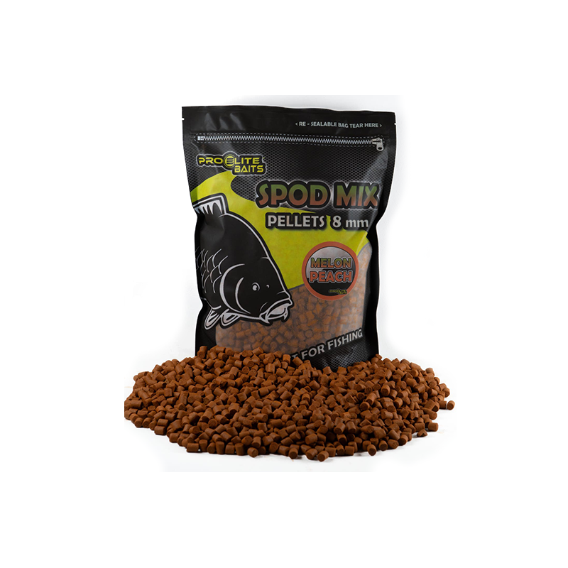 SPOD MIX 8MM PELLETS MELON PEACH 1.8KG PROELITE BAITS