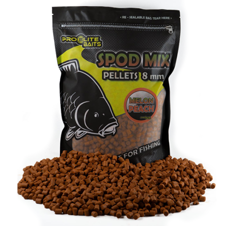 SPOD MIX 8MM PELLETS MELON PEACH 1.8KG PROELITE BAITS