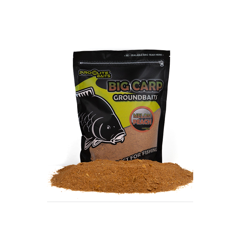 BIG CARP GROUND BAITS MELON PEACH 1.8KG PROELITE BAITS