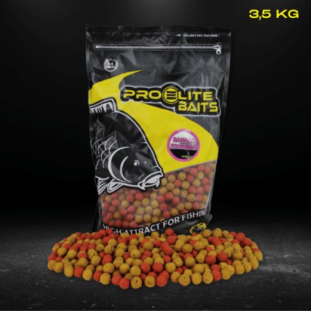 BOUILLETTE BOILIE NATURAL FOODS 14MM BANANA STRAWBERRY 3.5KG PROELITE