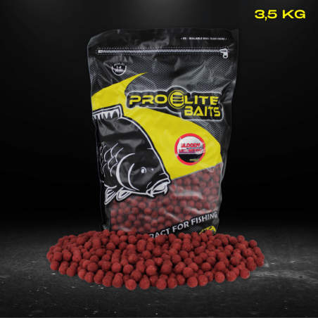 BOUILLETTE BOILIE NATURAL FOODS 14MM BLOODY MULBERRY 3.5KG PROELITE