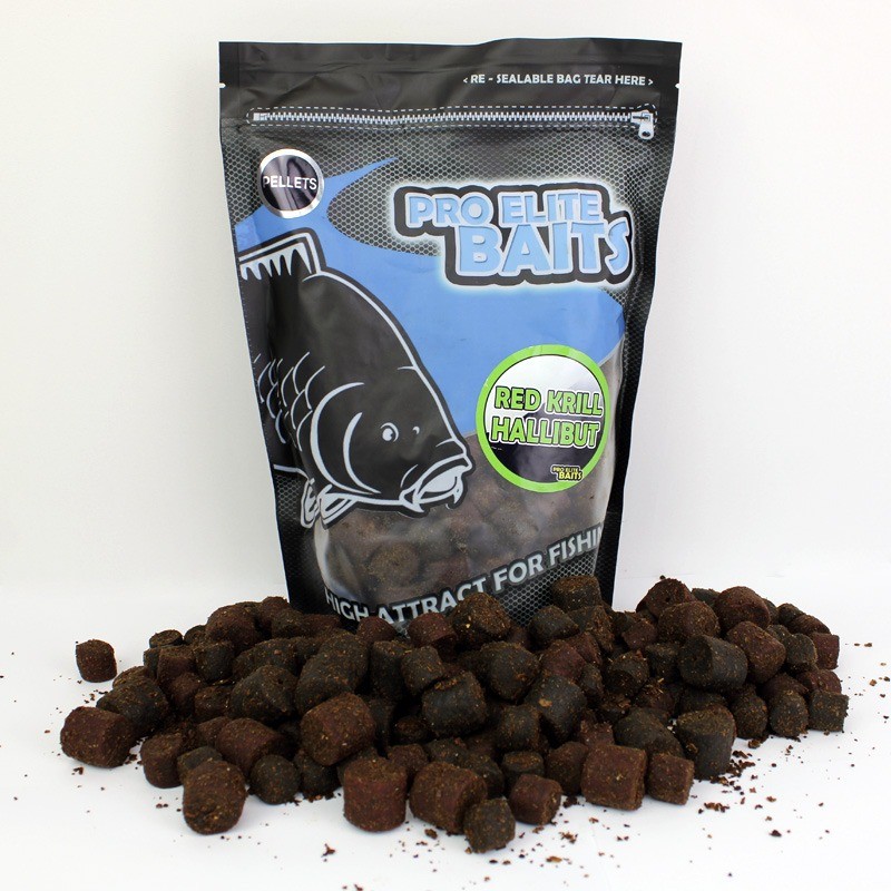 ATRACTOR PELLETS DRILER 14/20MM RED KRILL HALIBUT 800G PROELITE