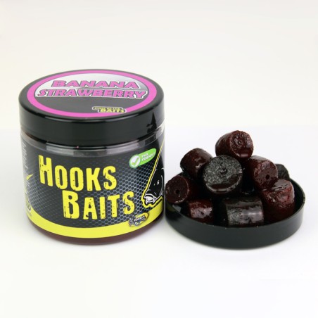 HOOK PELLETS LIQUID BOOSTER 14/20MM BANANA STRAWBERRY 100G PROELITE