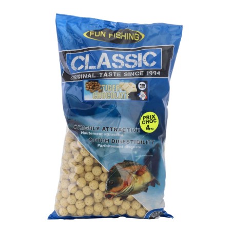 BOUILLETTE CLASSIC TIGER CHOCOLATE 15MM 4KG FUN FISHING