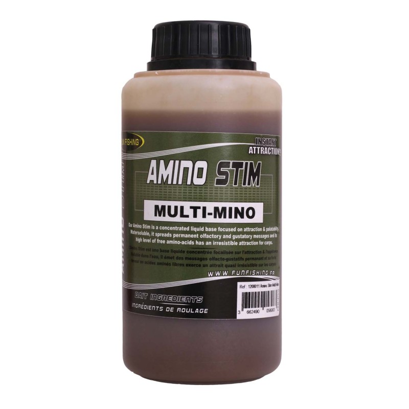 AMINO STIM - 500ML - MULTI-MINO (MELANGE DE 20 ACIDES AMINES)