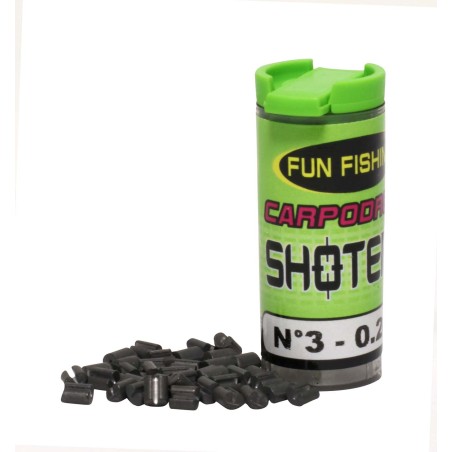 RECHARGE  PLOMBS SHOTER - 0,242 - N°3 - 8GR FUN FISHING