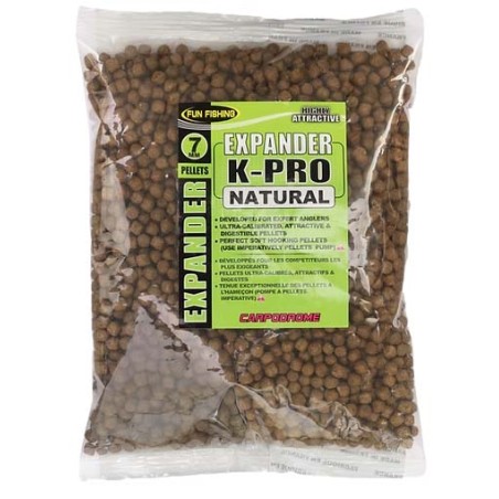 PELLETS K-PRO EXPANDER - 300GR - 7MM - NATURAL FUN FISHING