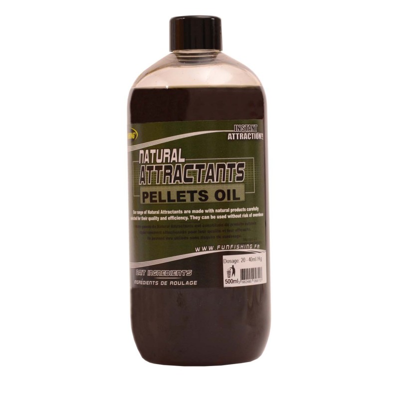 NATURAL ATTRACTANT - 500ML - PELLETS OIL FUN FISHING