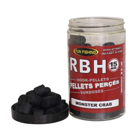RBH - PELLETS PERCES - 230GR - 15MM - CRAB SQUID FUN FISHING