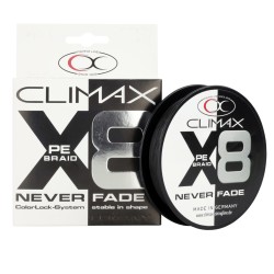 TRESSE 8X NEVERFADE BRAID BLACK SB 135M 0.16MM CLIMAX