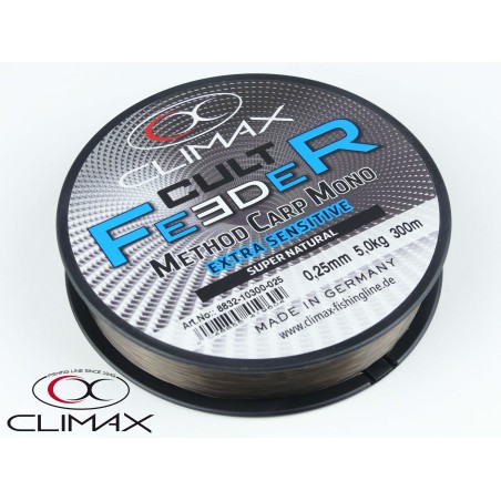 NYLON CULT FEEDER METHOD CARP SB 0.25MM 300M CLIMAX