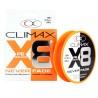 TRESSE 8 BRINS NEVERFADE BRAID ORANGE 0.14MM 135M CLIMAX