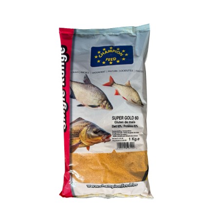 FARINE SUPER GOLD 60 GLUTEN DE MAIS 1KG CHAMPION FEED